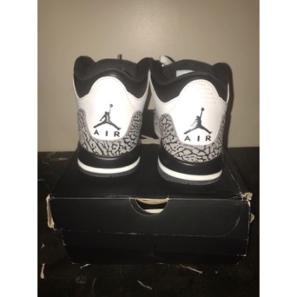 Jordan 3 Retro True Blue 2016 Sz 5.5 GS used 4x - Picture 3 of 3